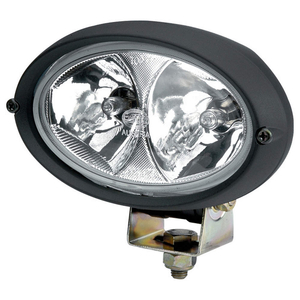 WORK LIGHT, OVAL, HALOGEN, BRACKET, ELECTRICAL CONNECTION INCLUDED, 5 IN OVERALL HT by Approved Vendor