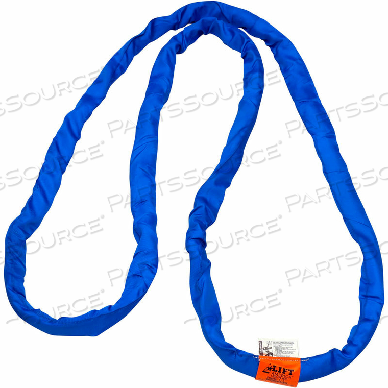 LIFT AMERICA 16' POLY WEB SLING ENDLESS, 17000/21200/42400 LBS CAP by Mazzella Lifting Technologies LIFT AMERICA 16' POLY WEB SLING ENDLESS, 17000/21200/42400 LBS CAP by Mazzella Lifting Technologies