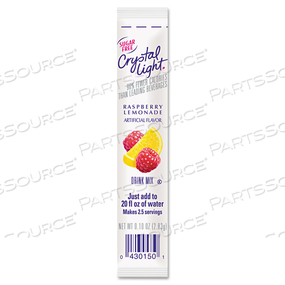 ON THE GO, RASPBERRY LEMONADE, .16OZ PACKETS by Crystal Light