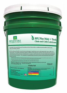 LUBRICANT PAIL BLACK 5 GAL. by Renewable Lubricants