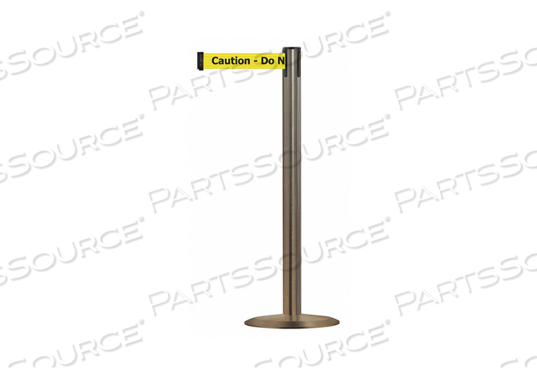 BARRIER POST WITH BELT METAL 7-1/2 FT L by Tensabarrier