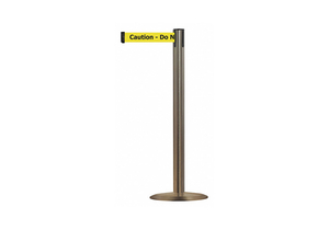 BARRIER POST WITH BELT METAL 7-1/2 FT L by Tensabarrier BARRIER POST WITH BELT METAL 7-1/2 FT L by Tensabarrier