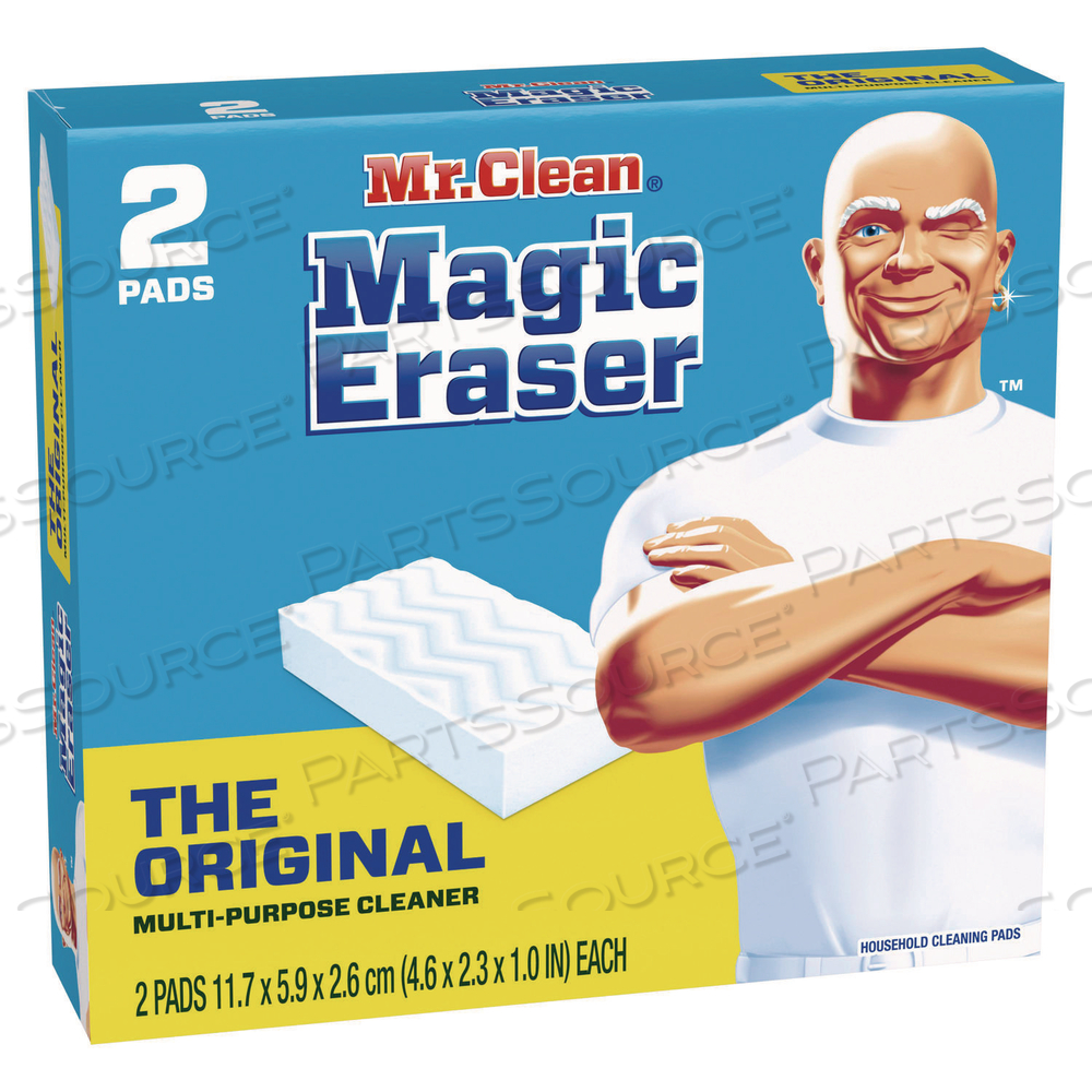MAGIC ERASER, 4.6 X 2.3, 1" THICK, WHITE by Mr. Clean MAGIC ERASER, 4.6 X 2.3, 1" THICK, WHITE by Mr. Clean