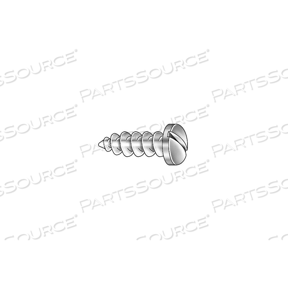 SHEET METAL SCREW, #6 SIZE, 5/8 IN LG, STEEL, ZINC PLATED, PAN, SLOTTED, ASME B18.6.4 by Approved Vendor SHEET METAL SCREW, #6 SIZE, 5/8 IN LG, STEEL, ZINC PLATED, PAN, SLOTTED, ASME B18.6.4 by Approved Vendor
