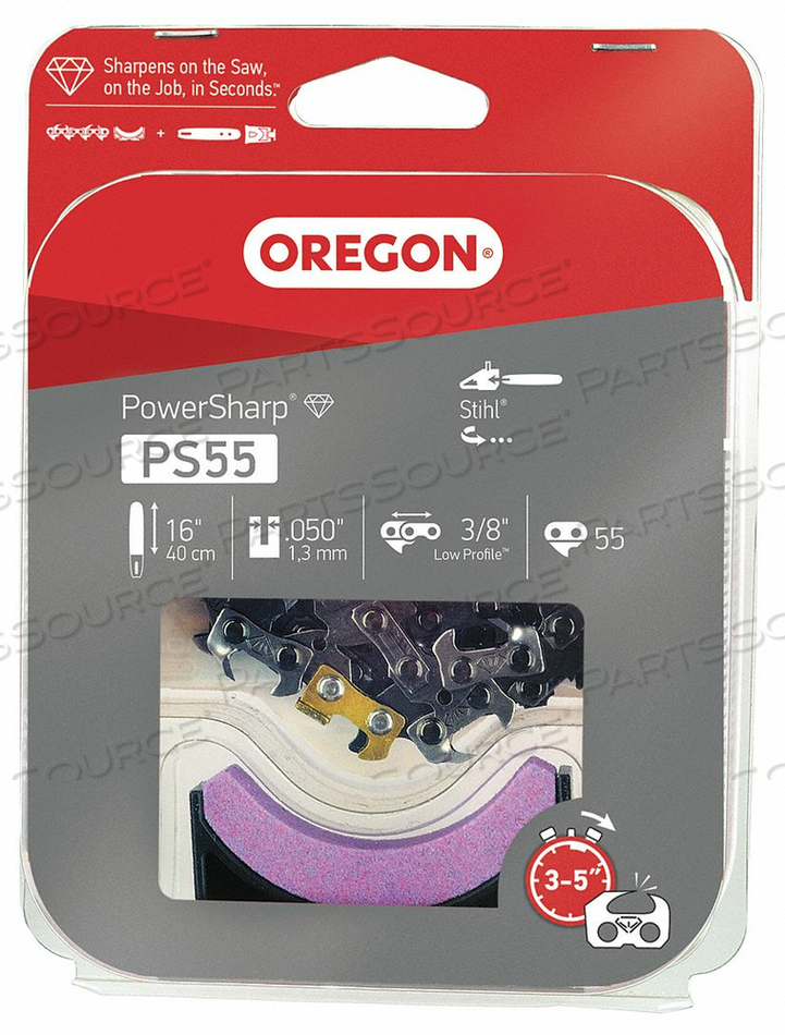 POWERSHARP CHAIN AND SHARPENING STONE by Oregon