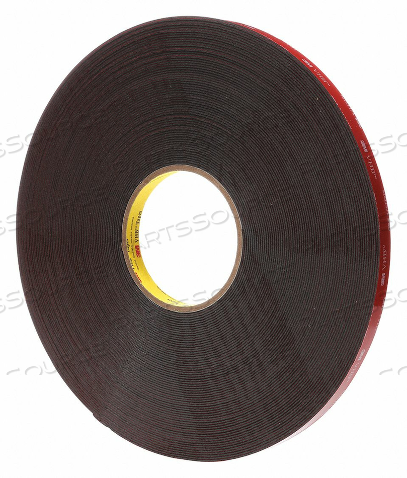 DOUBLE SIDED VHB TAPE FOAM BLACK PK18 by VHB DOUBLE SIDED VHB TAPE FOAM BLACK PK18 by VHB