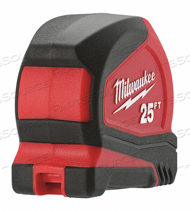 MEASURING TAPE, 25-FT L, INCHES, FEET, STEEL, YELLOW NYLON by Milwaukee Electric Tools