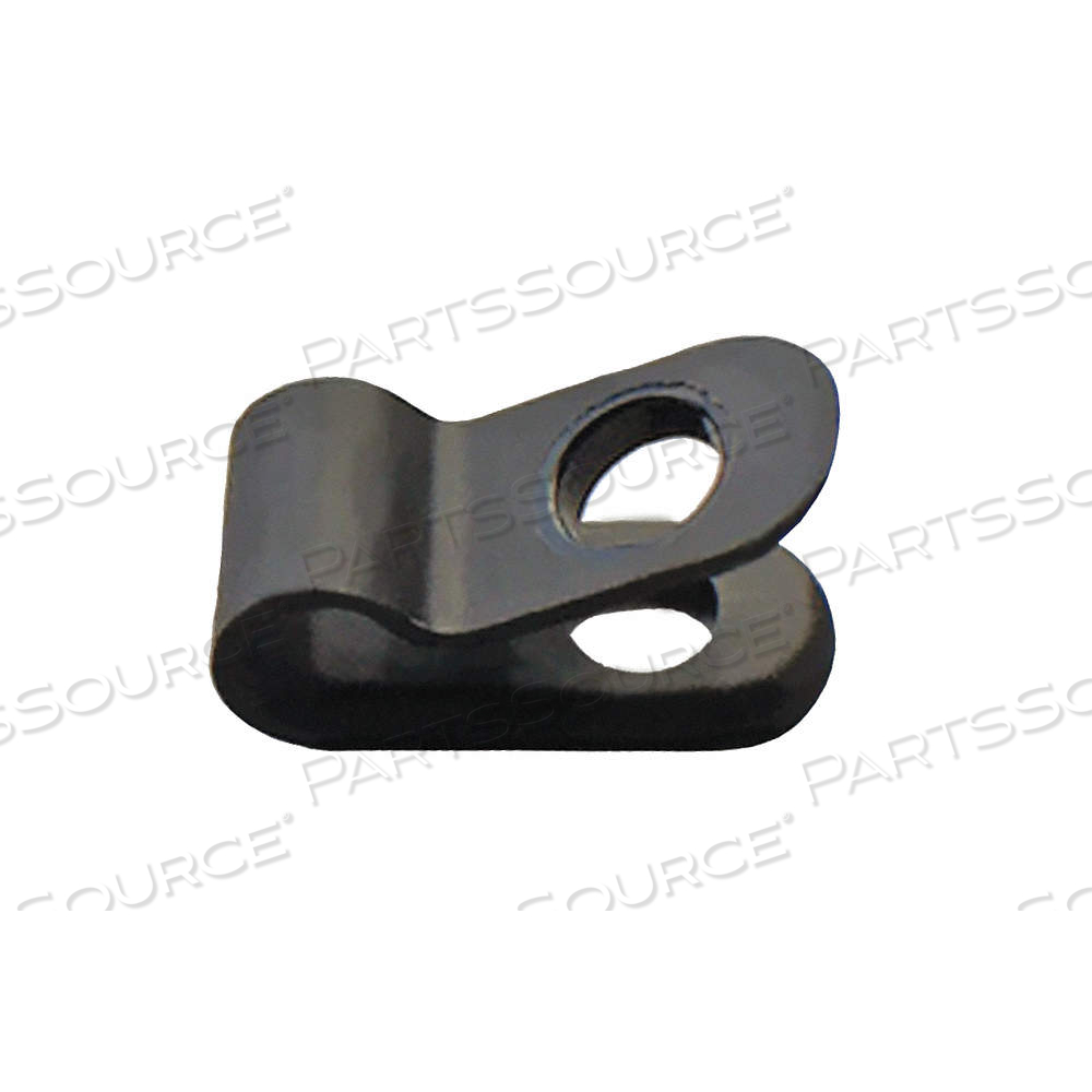 CABLE CLAMP, NYLON, BLACK, 5/8 IN CABLE CLAMPING DIA., 1/2 IN CLAMP BAND WD by Approved Vendor