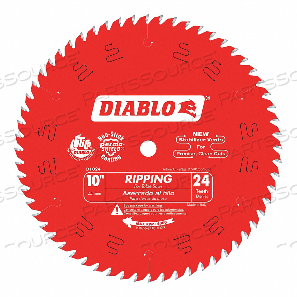 CIRCULAR SAW BLADE BLADE DIA 10 IN. by Diablo