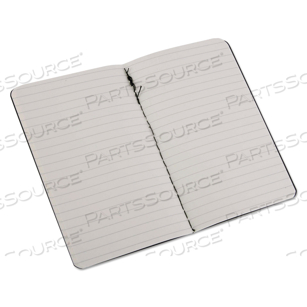 CAHIER JOURNAL, 1-SUBJECT, NARROW RULE, BLACK COVER, (64) 5.5 X 3.5 SHEETS by Moleskine