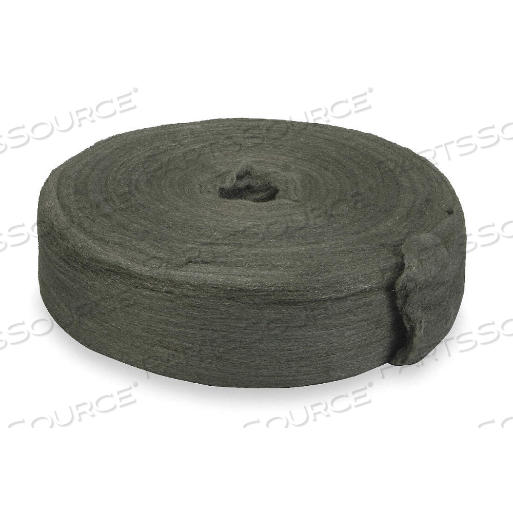 CARBON STEEL WOOL REEL, 4 3/8 IN W X 88 FT L, # 4, EXTRA COARSE by Approved Vendor CARBON STEEL WOOL REEL, 4 3/8 IN W X 88 FT L, # 4, EXTRA COARSE by Approved Vendor