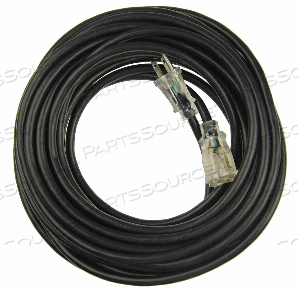 LIGHTED EXTENSION CORD, LOCATION OUTDOOR, CORD LENGTH 50 FT, WIRE SIZE 14 AWG, MAX. AMPS 15 A, VOLTAGE 125V AC, PLUG CONFIGURATION NEMA 5-15 by Power First LIGHTED EXTENSION CORD, LOCATION OUTDOOR, CORD LENGTH 50 FT, WIRE SIZE 14 AWG, MAX. AMPS 15 A, VOLTAGE 125V AC, PLUG CONFIGURATION NEMA 5-15 by Power First