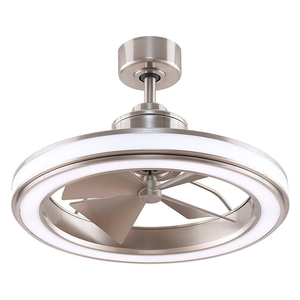 GLEAM - 16 INCH - BRUSHED NICKEL WITH LED LIGHT KIT by Fanimation Inc