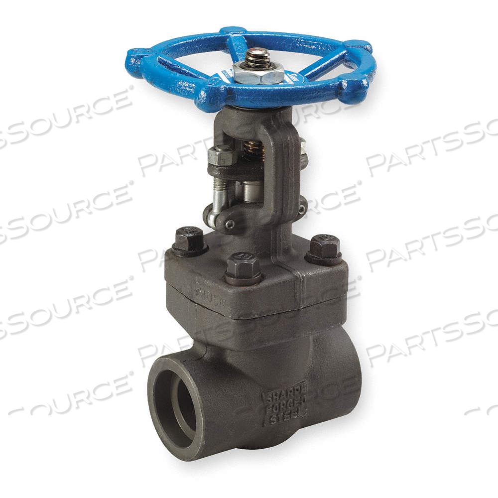 GATE VALVE, 1 IN, FORGED STEEL, RISING, SOCKET X SOCKET, 1,975 PSI CWP, WHEEL by Approved Vendor GATE VALVE, 1 IN, FORGED STEEL, RISING, SOCKET X SOCKET, 1,975 PSI CWP, WHEEL by Approved Vendor