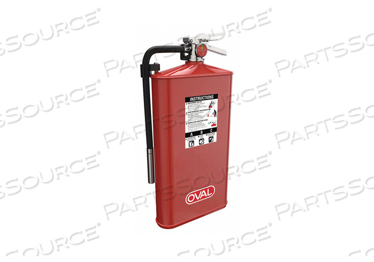 FIRE EXTINGUISHER ABC CAPACITY 10 LB. by Oval Fire Products Corporation FIRE EXTINGUISHER ABC CAPACITY 10 LB. by Oval Fire Products Corporation