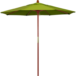 CALIFORNIA UMBRELLA 7.5' PATIO UMBRELLA - OLEFIN KIWI - HARDWOOD POLE - GROVE SERIES by March Products Inc CALIFORNIA UMBRELLA 7.5' PATIO UMBRELLA - OLEFIN KIWI - HARDWOOD POLE - GROVE SERIES by March Products Inc