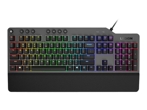 LEGION K500, KEYBOARD, BACKLIT, USB, US, BLACK, IRON GRAY, FOR IDEACENTRE AIO 3 24; 3 27; IDEAPAD 1 14; 1 15; 3 14; 5 14; 5 PRO 14; S340-14; V15; by Lenovo