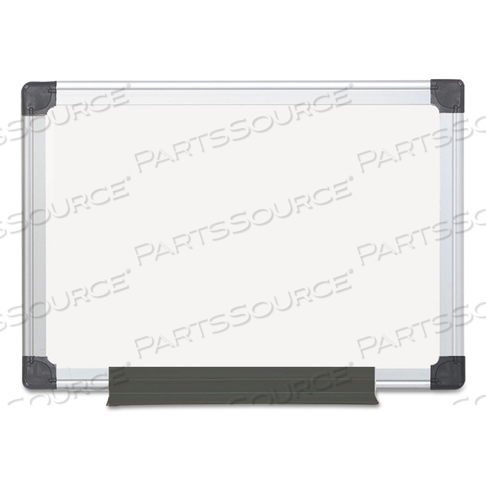 VALUE MELAMINE DRY ERASE BOARD, 18 X 24, WHITE, ALUMINUM FRAME by MasterVision