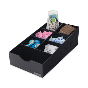 CONDIMENT CADDY, 7 COMPARTMENTS, 8.75 X 16 X 5.25, BLACK by Vertiflex