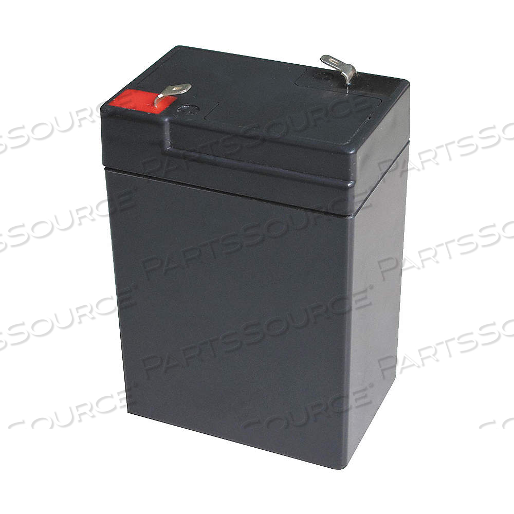 SEALED LEAD ACID BATTERY, 6V DC, 5 AH CAPACITY, 4.19 IN HT, 1.85 IN WD, 2.76 IN DP by Approved Vendor SEALED LEAD ACID BATTERY, 6V DC, 5 AH CAPACITY, 4.19 IN HT, 1.85 IN WD, 2.76 IN DP by Approved Vendor