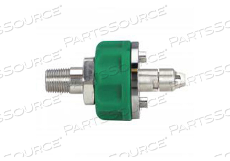 OHMEDA® ADAPTER 1/8IN NPT MALE THREADED BRASS/STAINLESS STEEL FOR OXYGEN THERAPY MEDICAL VACUUM GAS by Genstar Technologies OHMEDA® ADAPTER 1/8IN NPT MALE THREADED BRASS/STAINLESS STEEL FOR OXYGEN THERAPY MEDICAL VACUUM GAS by Genstar Technologies