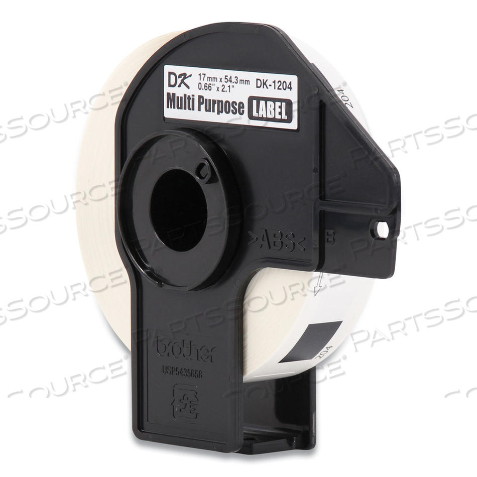 DIE-CUT MULTIPURPOSE LABELS, 0.66 X 3.4, WHITE, 400 LABELS/ROLL by Brother DIE-CUT MULTIPURPOSE LABELS, 0.66 X 3.4, WHITE, 400 LABELS/ROLL by Brother