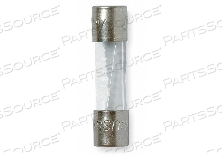 GLASS FUSE, 250MA, 250V AC, S500 SERIES by Cooper Bussmann