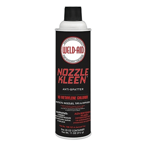 NOZZLE-KLEEN YORK 107A ANTI-SPATTER, 20 OZ AEROSOL CAN, 11 OZ, COLORLESS TO AMBER by Weld-Aid NOZZLE-KLEEN YORK 107A ANTI-SPATTER, 20 OZ AEROSOL CAN, 11 OZ, COLORLESS TO AMBER by Weld-Aid
