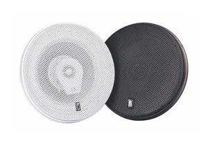 OUTDOOR SPEAKERS BLACK 2-1/2IN.D 100W PR by Poly-Planar