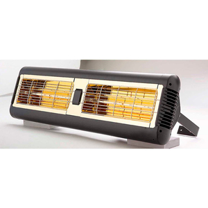ALPHA SERIES H2 INFRARED HEATER - 3.0KW 208-240V WITH LOW LIGHT CANDEL BULB - BLACK by Solaira ALPHA SERIES H2 INFRARED HEATER - 3.0KW 208-240V WITH LOW LIGHT CANDEL BULB - BLACK by Solaira