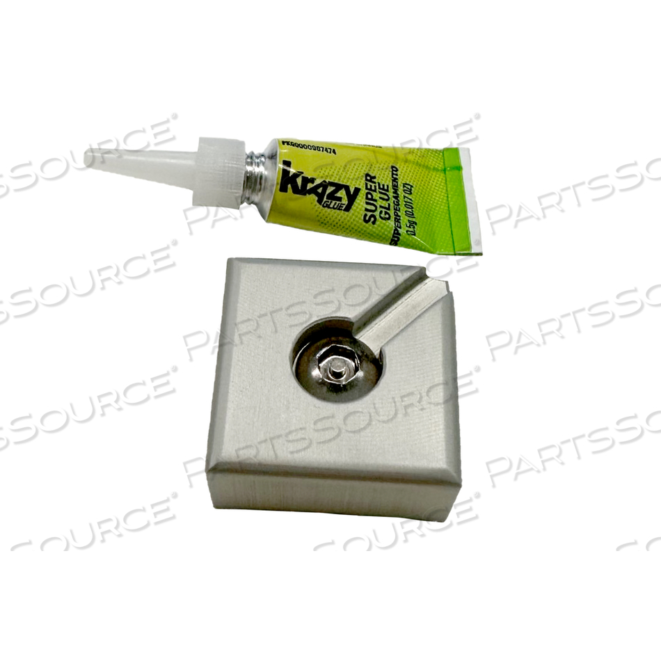 0.5 H X 1 W X 1IN L MOUNTING PAD WITH SECURITY KEY & ADHESIVE by Secure Mount