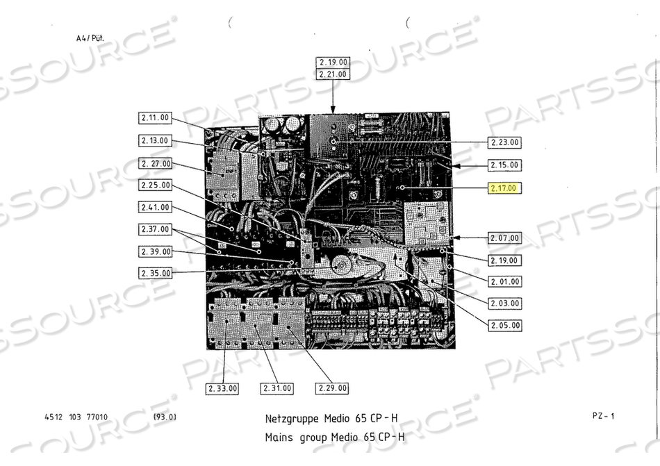 PCB LOW VOLTAGE SUPPLY by Philips Healthcare