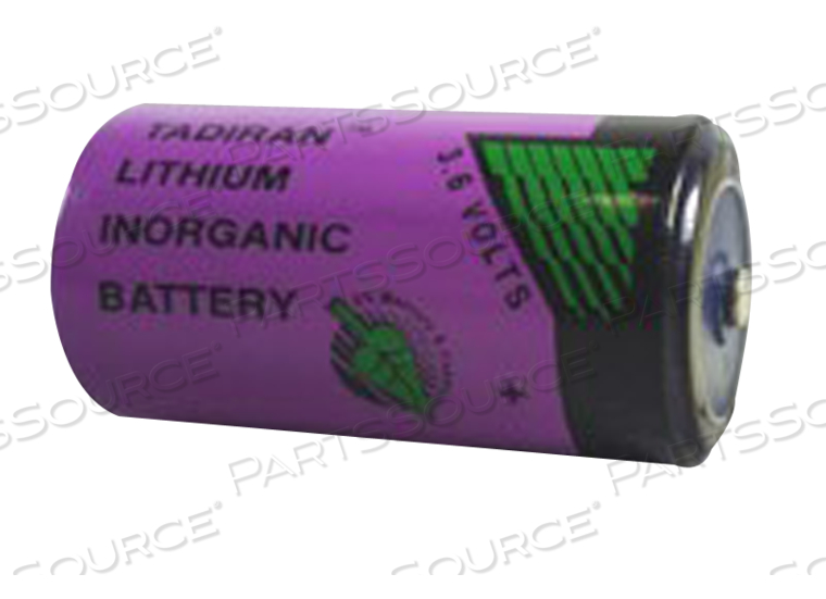 BATTERY, LITHIUM, 3.6V, 7.2 AH 