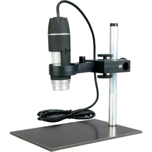 AMSCOPE 10X-200X 0.3MP HANDHELD USB DIGITAL MICROSCOPE WITH LED ILLUMINATION AND STAND by United Scope