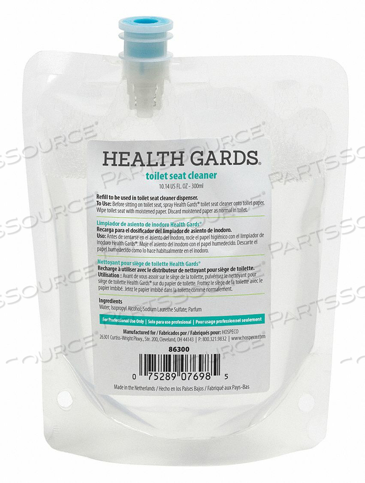 TOILET SEAT CLEANER 300ML REFILL PK6 by Hospeco TOILET SEAT CLEANER 300ML REFILL PK6 by Hospeco