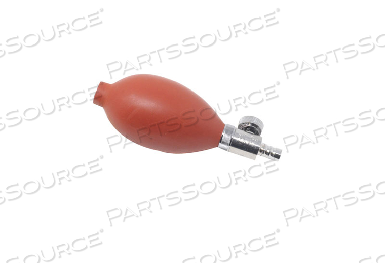 BULB AND AIR-FLO CONTROL VALVE - RED, LATEX FREE 