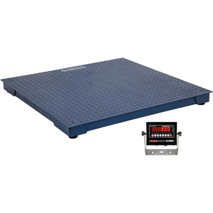 916 SERIES NTEP HEAVY DUTY PALLET SCALE W/LED INDICATOR, 4'X4', 5,000 LB X 1 LB by Optima Scale Mfg Inc.