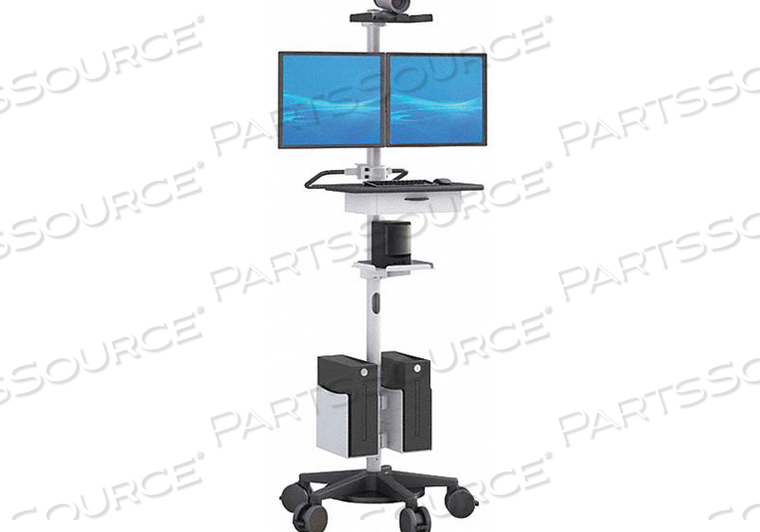 COMPUTER STAND GRAY 72 H X 33 W 100 LB by AFC Industries, Inc COMPUTER STAND GRAY 72 H X 33 W 100 LB by AFC Industries, Inc