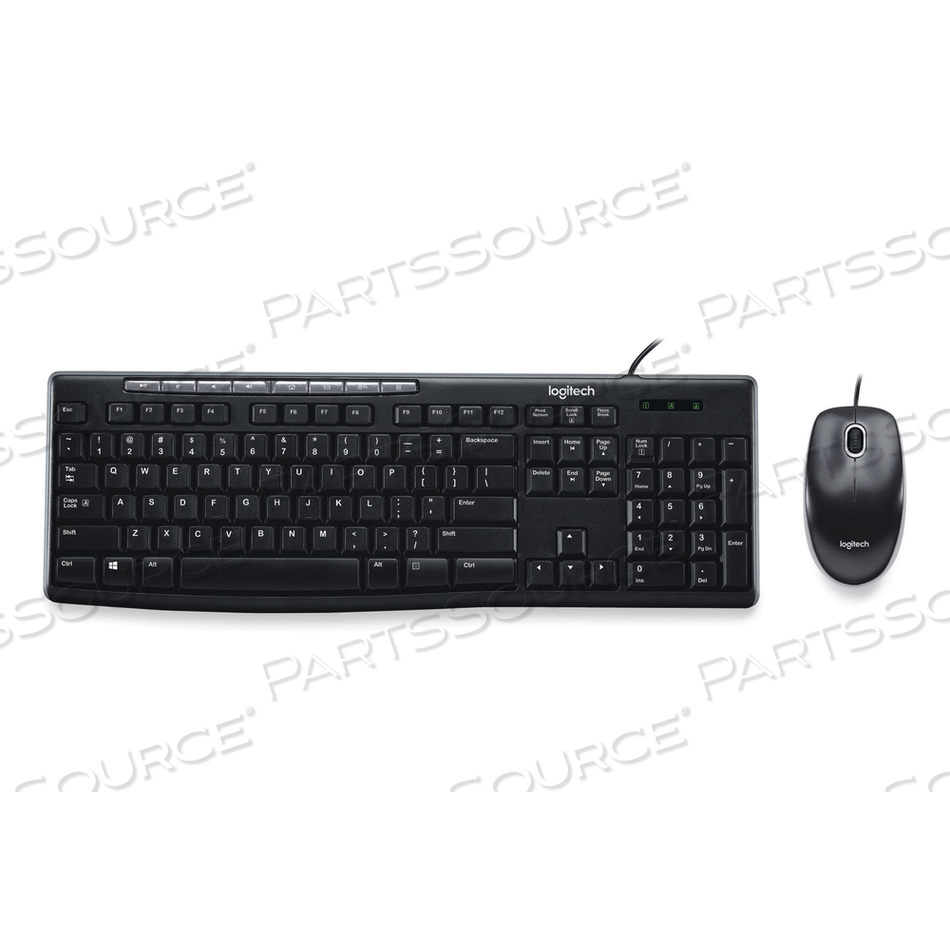 LOGITECH MEDIA COMBO MK200 - KEYBOARD AND MOUSE SET - USB - ENGLISH 