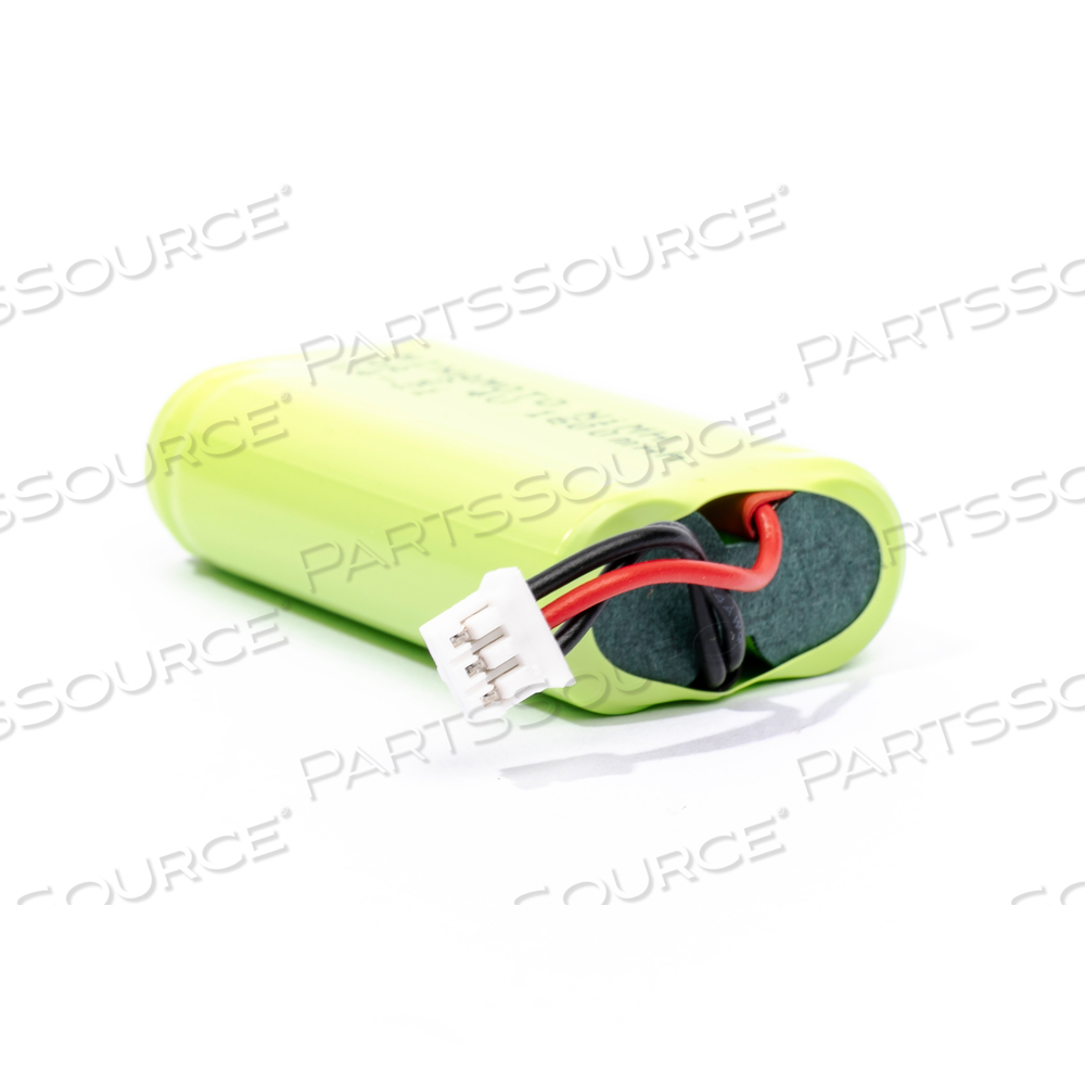 BATTERY, RECHARGEABLE NIMH, 2.4V, 1.6 AH, LEADS 