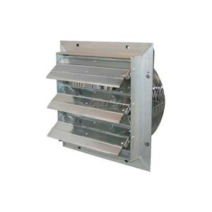 ES SHUTTER FAN 16", 115V, 1/10HP, 1PH, SINGLE SPEED ALUMINUM SHUTTERS, 10' CORD by J & D Manufacturing ES SHUTTER FAN 16", 115V, 1/10HP, 1PH, SINGLE SPEED ALUMINUM SHUTTERS, 10' CORD by J & D Manufacturing