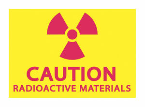 LABEL SAFETY MAGENTA/YELLOW 5 IN H PK2 by ZING Green Safety Products