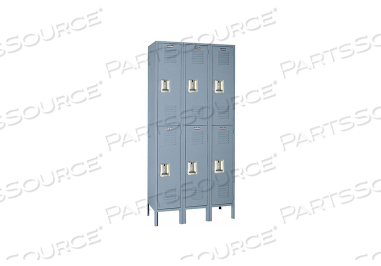 WRDRB LOCKR LVRD 3 WIDE 2 TIER DOVE GRAY by Lyon