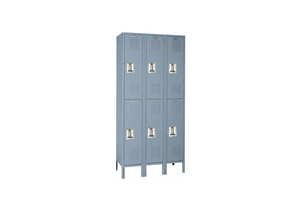 WRDRB LOCKR LVRD 3 WIDE 2 TIER DOVE GRAY by Lyon