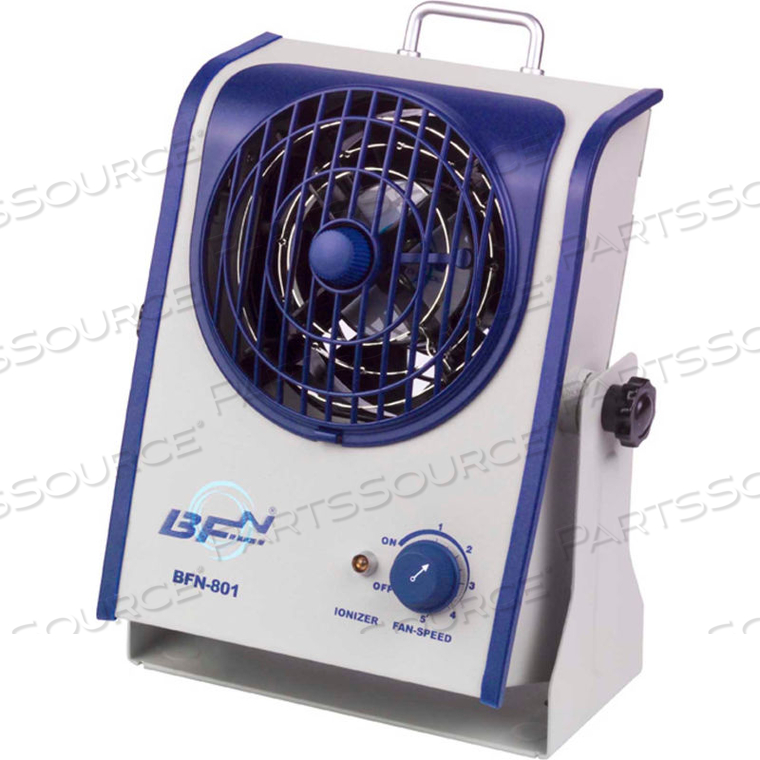 BENCH TOP AC IONIZER BLOWER, 50-100 CFM by Transforming Technologies LLC