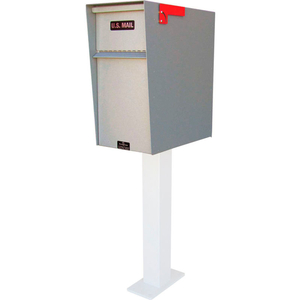 LLARRULT ALUMINUM SUPER LETTER LOCKER - REAR ACCESS 12-1/16"W X 22"D X 24"H, GRAY by Jayco Industries