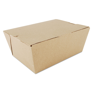 CHAMPPAK CARRYOUT BOXES, #4, 7.75 X 5.5 X 3.5, KRAFT, PAPER, 160/CARTON by SCT