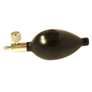 LARGE BULB WITH DELUXE AIR CONTROL VALVE, LATEX-FREE BLACK by Alco Sales & Service Co