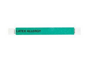 ID WRISTBAND 1 IN W LATEX ALLERGY PK500 by Identiplus
