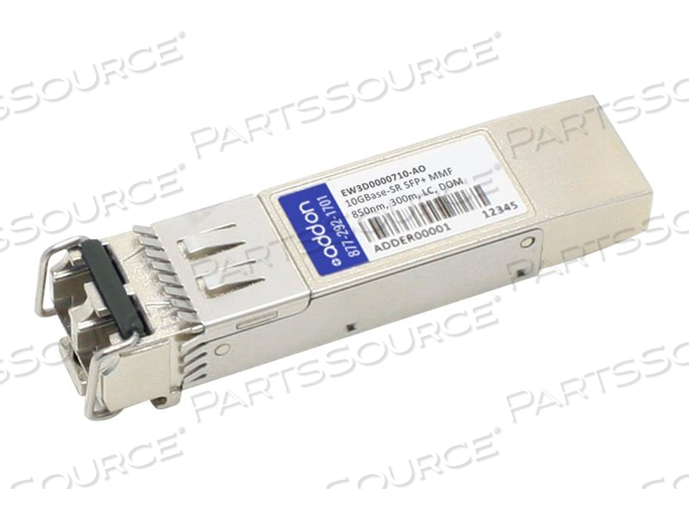 ADDON, SFP+ TRANSCEIVER MODULE (EQUIVALENT TO: CITRIX EW3D0000710), 10 GIGE, 10GBASE-SR, LC MULTI-MODE, UP TO 984 FT, 850 NM, TAA COMPLIANT by ADDON